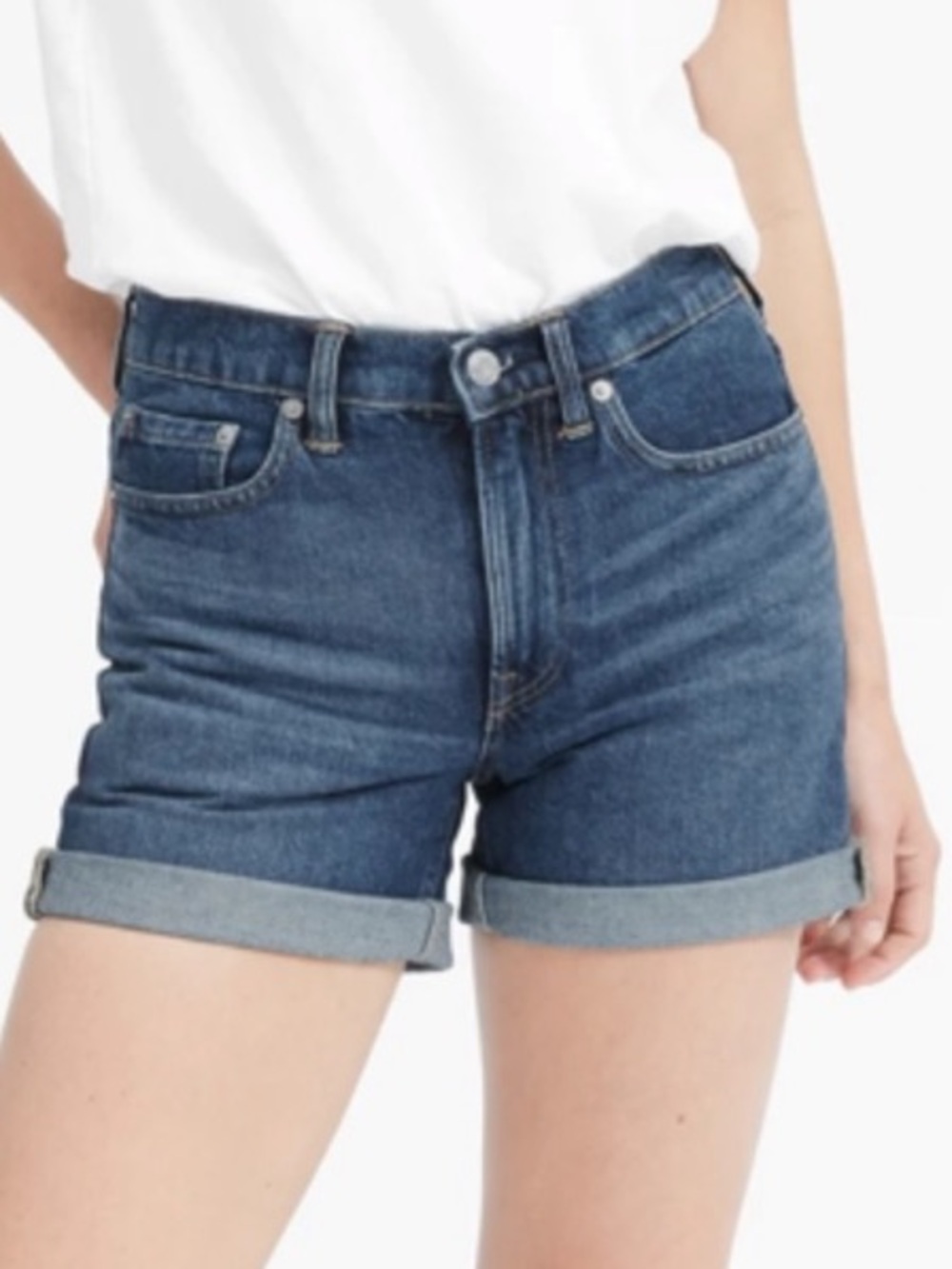 EVERLANE RELAX FIT DENIM SHORTS SZ 28